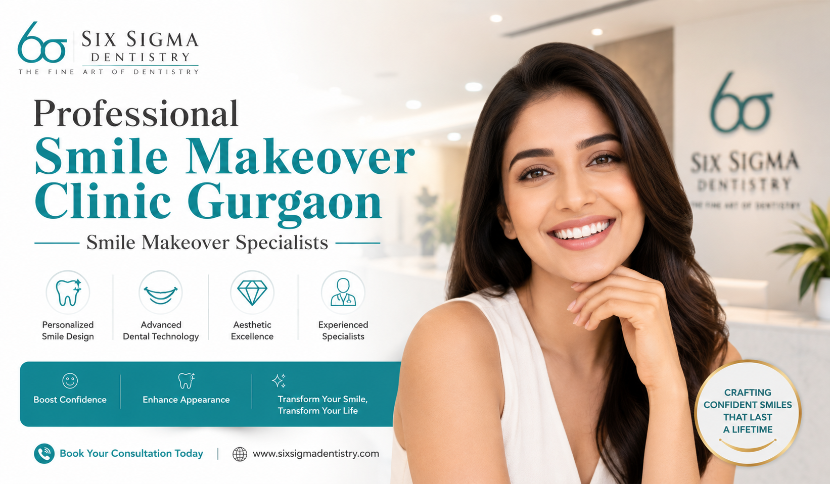 Smile Makeover Gurgaon, Cosmetic Dentist Gurgaon, Smile Designing Clinic Gurgaon, Smile Correction Treatment Gurgaon